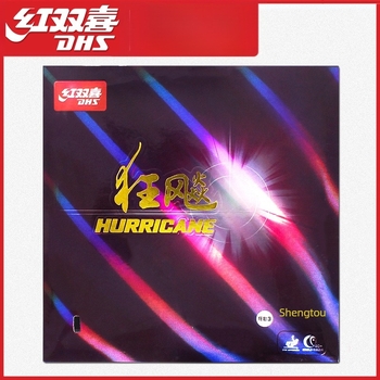 Guma de tenis de masă DHS Red Double Happiness — reverse-glue, thick sponge