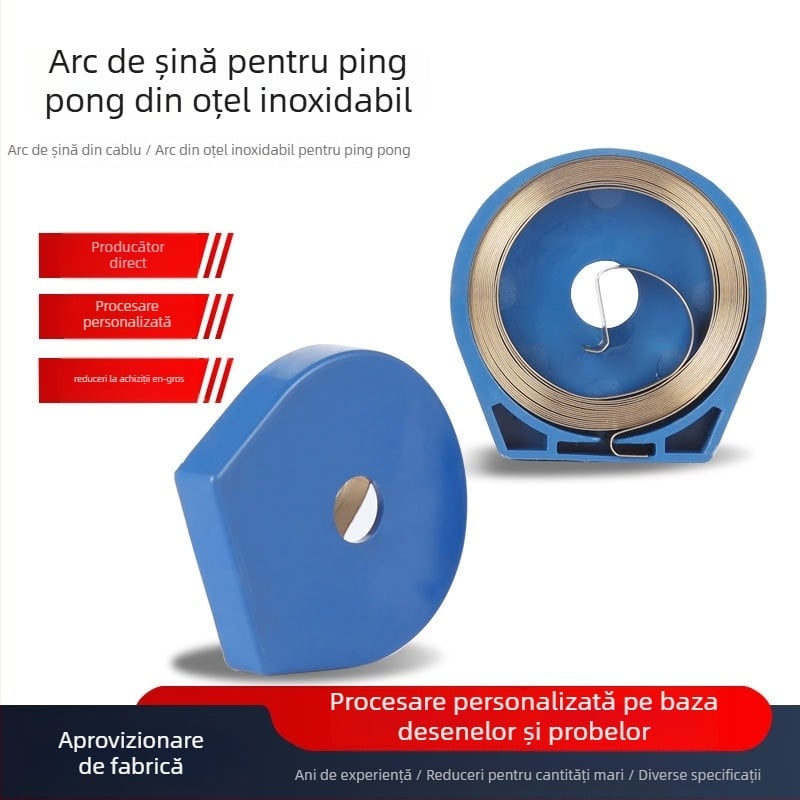 Oțel inoxidabil – tambur pentru plasa de ping-pong, arc turbina telescopic