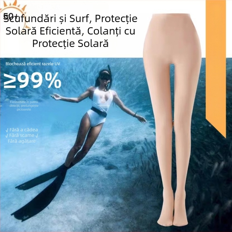 Șosete de scufundări pentru femei, protecție UV, pentru surfing și înot