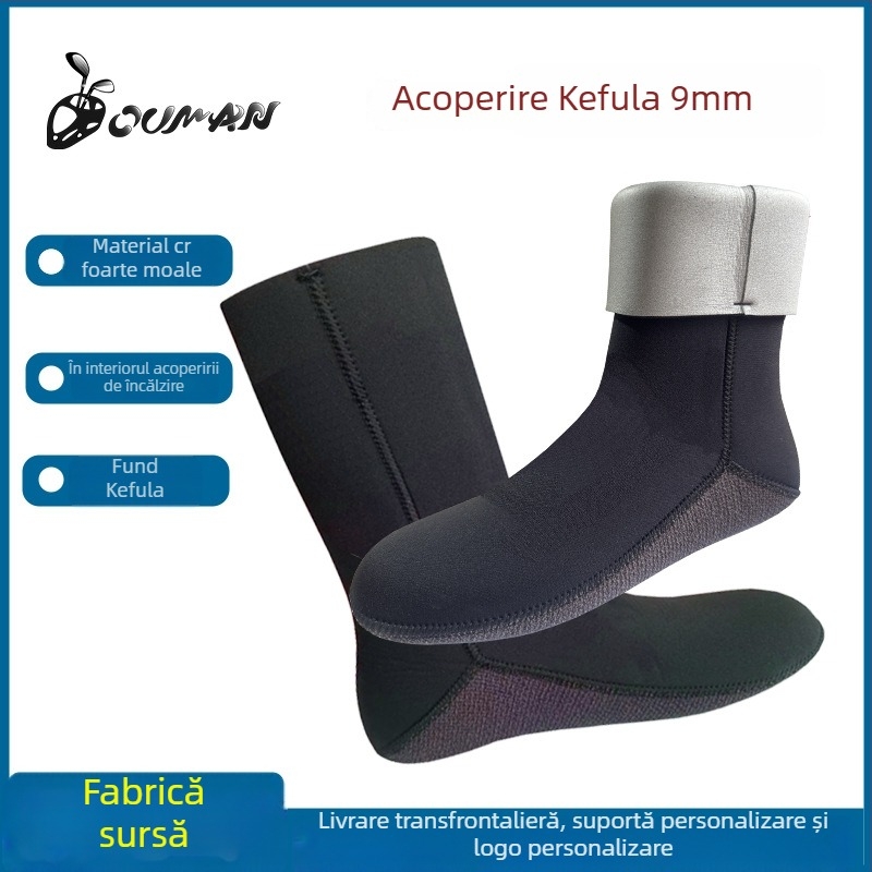 Șosete de scufundare, ouman, material Cr titan acoperit