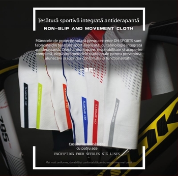 DH SPORTS Mâneci pentru ciclism personalizate - fără cusături, anti-slip, reflectorizante, logo imprimat, Spandex/Lycra