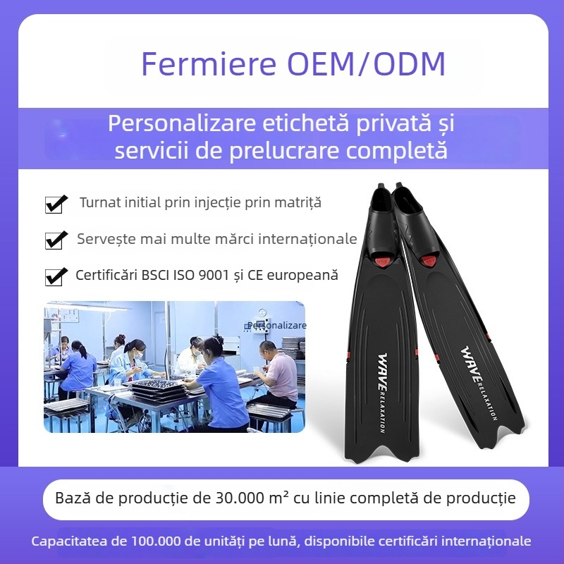 Fins pentru scufundări – Material TPR, Personalizabile, marcă privată autorizată