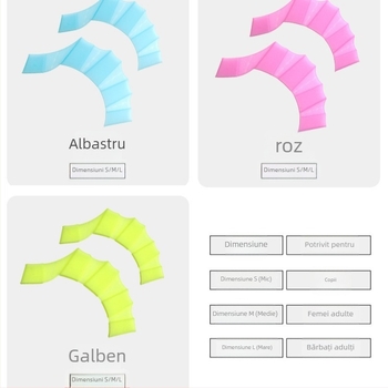 Palete de mână din silicon în formă de broscuță pentru înot, personalizabile – pentru adulți și tineri