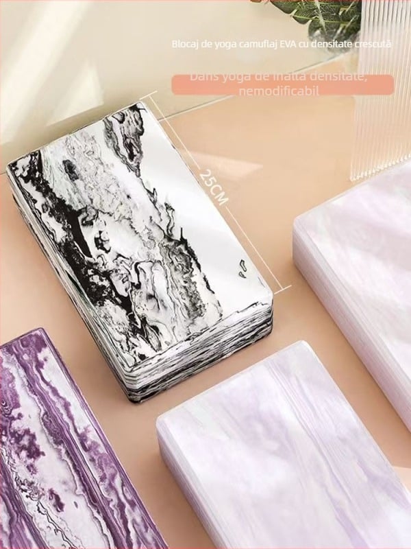 Bloc de yoga – material EVA, burete cu densitate extinsă, 280–300 g, originea Zhejiang, personalizabil