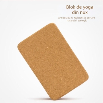 Youjia Bloc de yoga din plută – densitate înaltă, 750 g