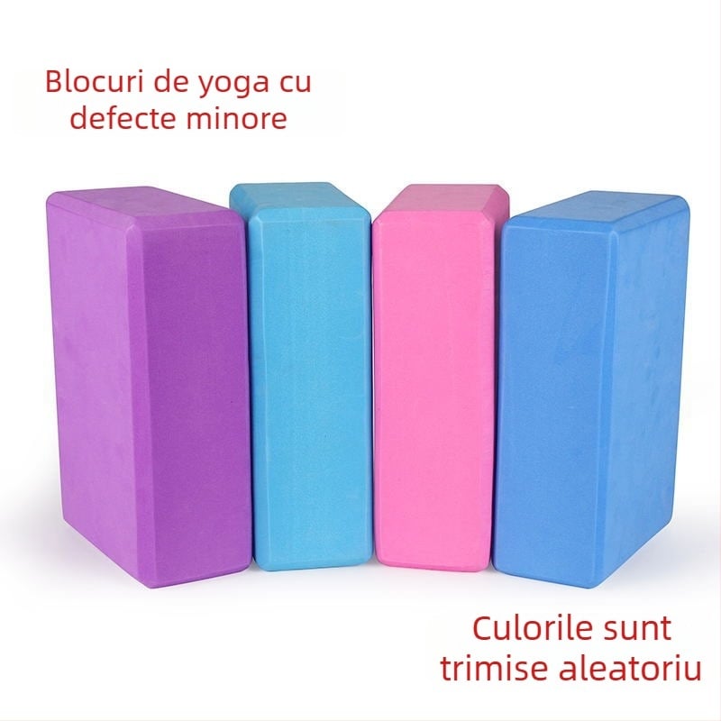 Bloc de yoga EVA, 120 g, material EVA, ambalare 100 buc./cutie, potrivit pentru fitness și masaj
