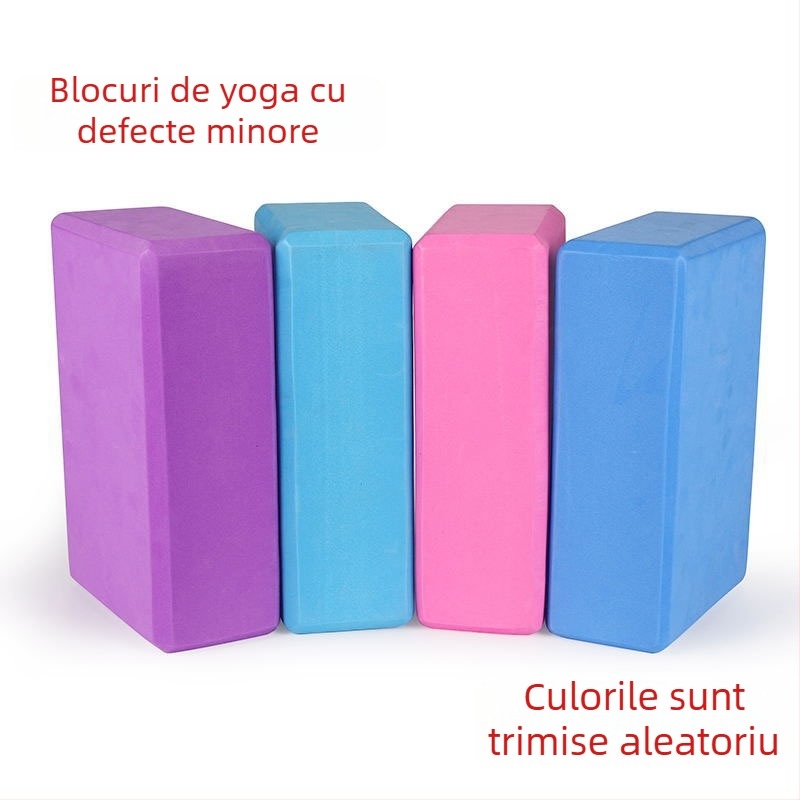 Bloc de yoga EVA, 120 g, material EVA, ambalare 100 buc./cutie, potrivit pentru fitness și masaj
