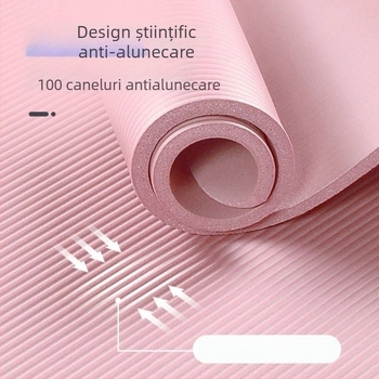 Covor de yoga antiderapant pentru bărbați și femei, pentru începători, utilizare acasă