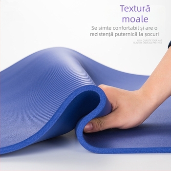 nbr covoraș de yoga, mai gros și lat pentru începători, antiderapant, pentru uz casnic