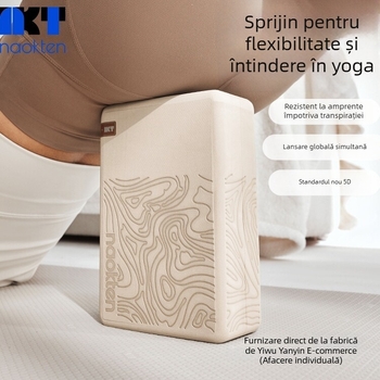 Bloc de yoga din spumă, densitate înaltă, pentru adulți, antrenament acasă