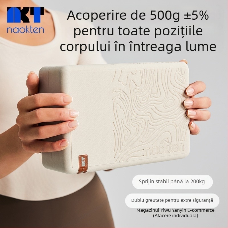 Bloc de yoga din spumă, densitate înaltă, pentru adulți, antrenament acasă