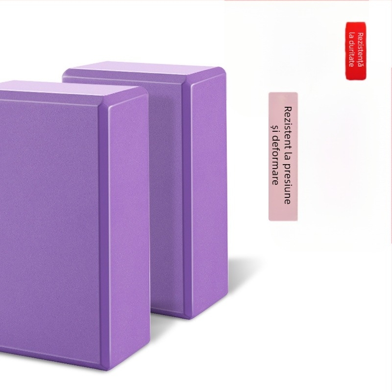 Set bloc yoga și bandă de întindere – EVA Material, Cod Fzj-5, Pentru începători