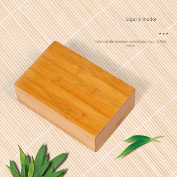 Bloc de yoga din bambus – 650 g ±50 g, procesare și personalizare disponibile