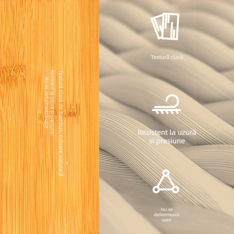 Bloc de yoga din bambus – 650 g ±50 g, procesare și personalizare disponibile