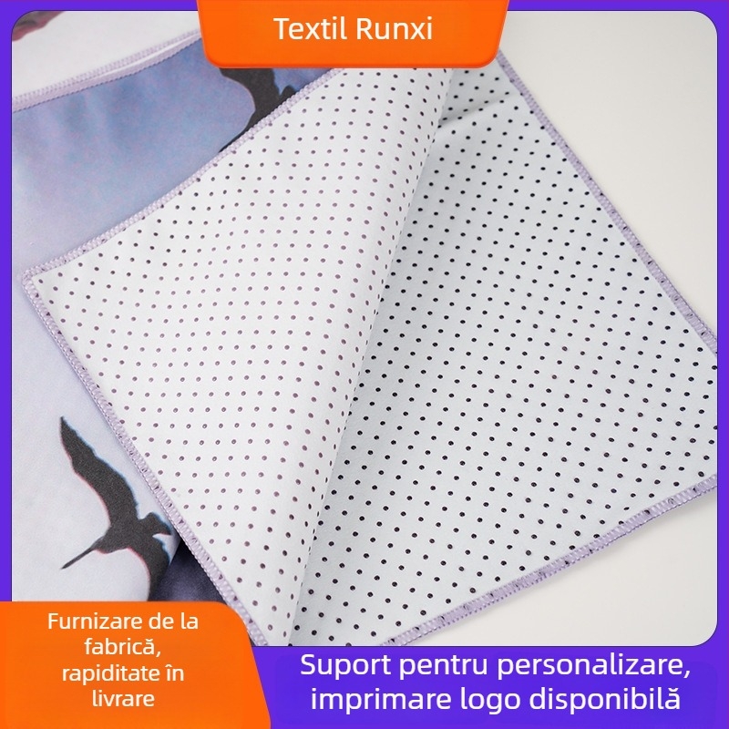 Prosop de yoga din microfibră - antiderapant, absorbant, moale și portabil; Material: Microfibră; Categoria: Prosop de yoga; Grosime: consultați serviciul; Greutate: consultați serviciul; Personalizare: disponibilă