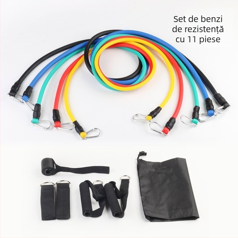 Water Minister Set cu 11 piese de rezistență – kit de fitness din TPE pentru antrenament