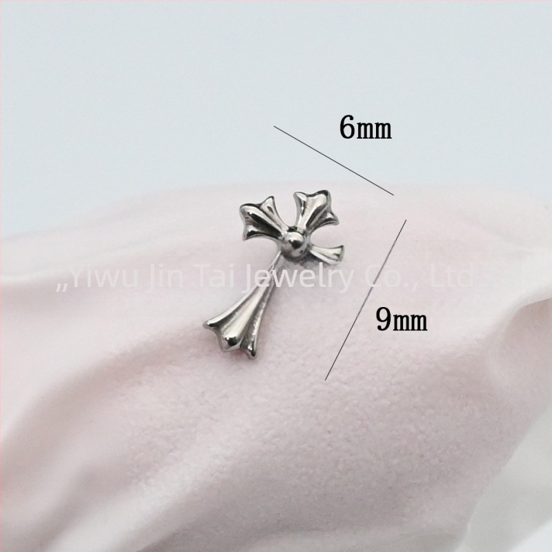 Cercei din aliaj de titan F136 cu text gravat – unisex, stil vintage, seria Princess