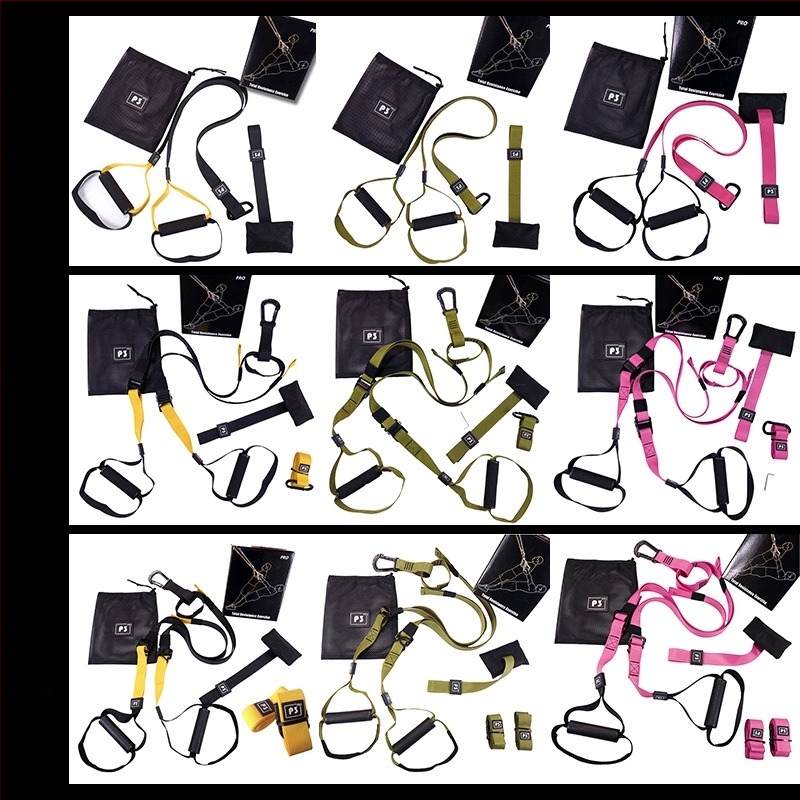 Bandă de suspensie pentru antrenament — curea de tracțiune suspendată pentru yoga și fitness, din poliester cu înaltă rezistență (Specificații: P3-1, P3-2, P3-3)