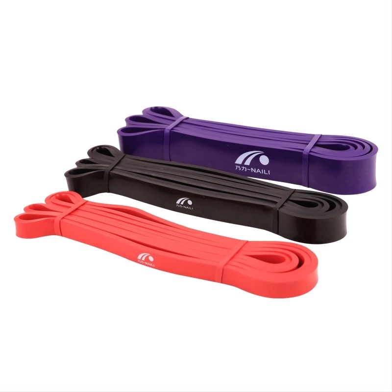 Bandă de asistență pentru tracțiune – bandă de rezistență circulară din latex | Nai Force | tip de tracțiune: frânghie de tracțiune | potrivită pentru echipamente de fitness și modelare corporală