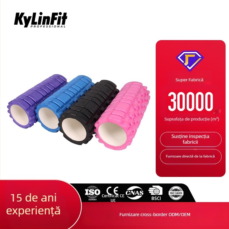 Li Jun EVA rolă de masaj pentru yoga și fitness — rolă de spumă și bețișor Pilates
