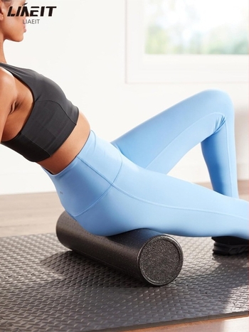 LMEIT rolă de spumă cu densitate mare din EPP pentru relaxare musculară, masaj al spatelui și yoga