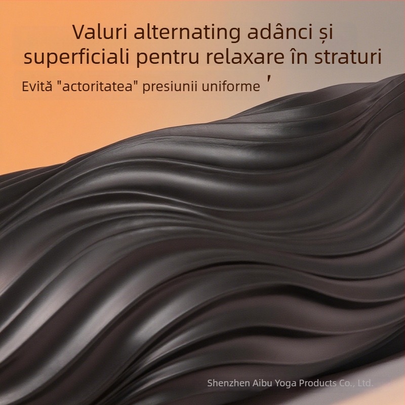 Rolă solidă de spumă EVA pentru yoga și masaj – rolă profesională pentru relaxarea mușchilor, masaj la spate și fitness pentru picioare