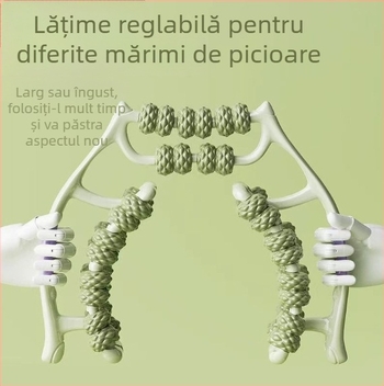 Roata pentru slăbire a picioarelor — clemă circulară pentru picior, ax din spumă, dispozitiv multifuncțional pentru relaxarea mușchilor picioarelor