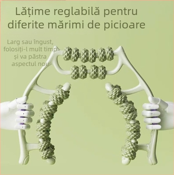 Roata pentru slăbire a picioarelor — clemă circulară pentru picior, ax din spumă, dispozitiv multifuncțional pentru relaxarea mușchilor picioarelor