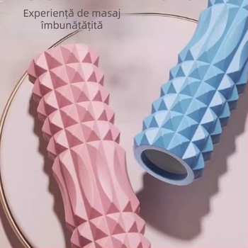 Roller de spumă pentru masaj, relaxarea mușchilor picioarelor, echipament de yoga, material: mătase florală