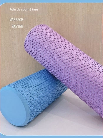 Coloană de yoga EVA cu tijă de spumă solidă, textură hexagonală – Hongbuji, pentru Pilates și yoga