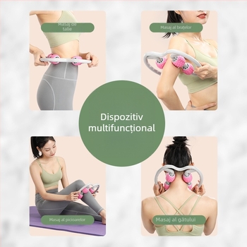 Rolă de masaj pentru gambe, în formă de inel, pentru relaxarea fasciei musculare