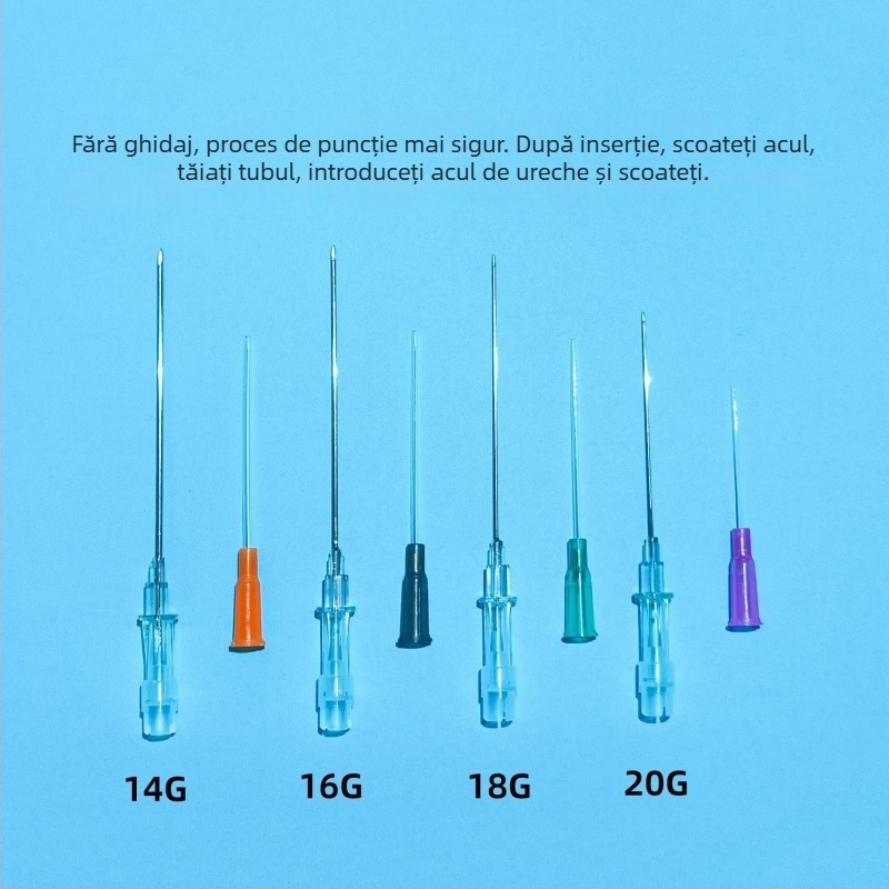 Ac de piercing de unică folosință pentru perforarea nasului și sprâncenelor – unealtă pentru piercing corporal; 20 de cutii pe carton; greutate netă 500 g