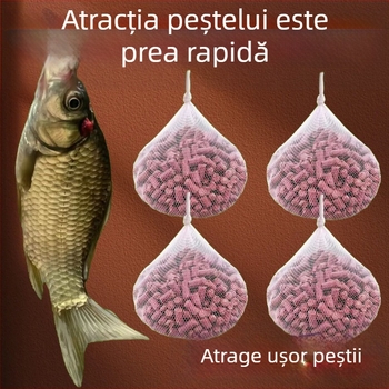 Geantă de nadă pentru pescuit cu granule de porumb, aruncător de nadă la distanță