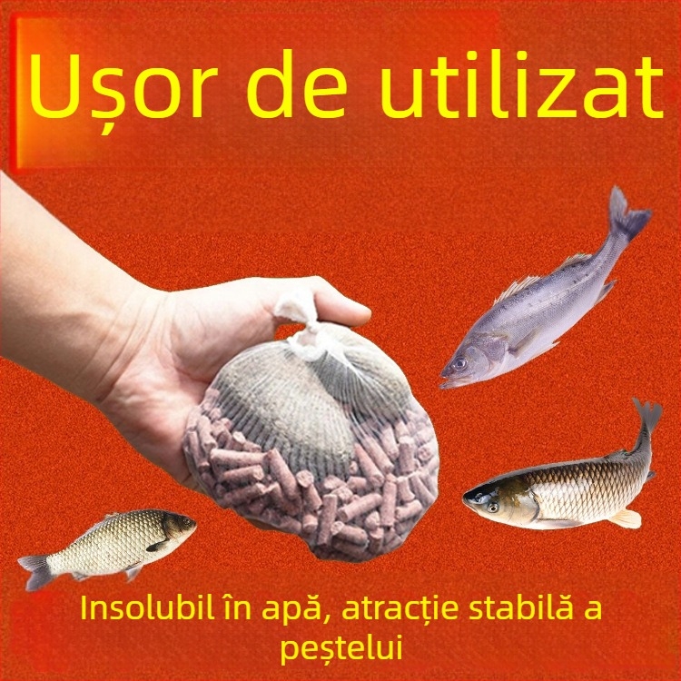 Geantă de nadă pentru pescuit cu granule de porumb, aruncător de nadă la distanță