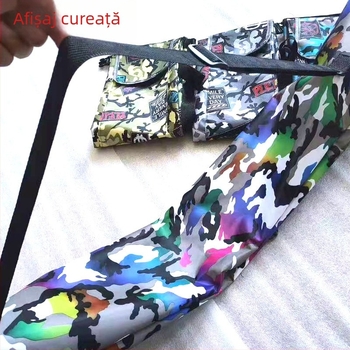 Geantă pliabilă din tarpaulin pentru echipament de pescuit: undițe și umbrele