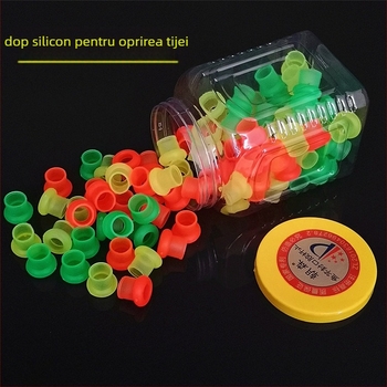 Stop siliconic pentru undițe de pescuit — River Fisherman Gear, fabricat în China