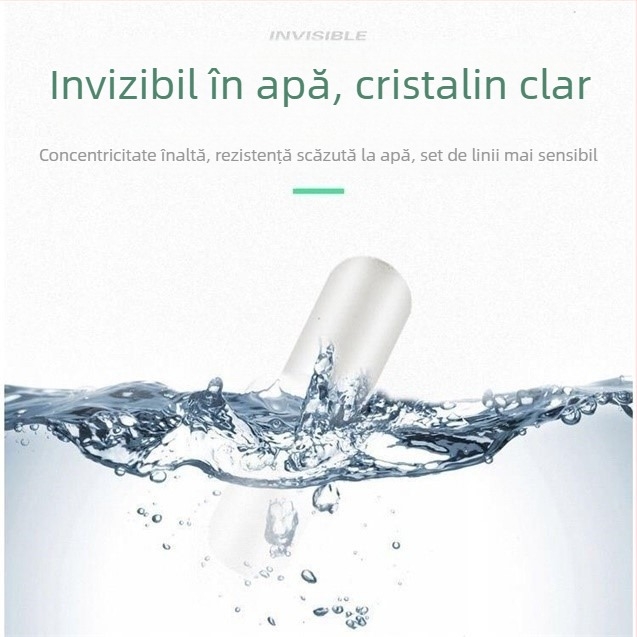 Set de mărgele distanțiante cilindrice, transparente, pentru linia de pescuit – Material: floare de mătase; Formă: cilindrică; Transparență: transparent; Cod produs: F97JH86M6TSTH8