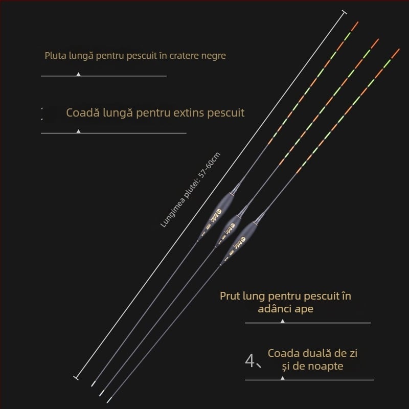 Folk Artists Nano plută pescuit drift vertical