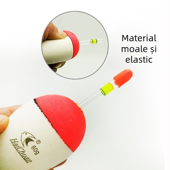 Float de pescuit cu drift vertical • Spumă EVA • Inserție fosforescentă • Brand: Fishing Reiki