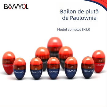 Plută de pescuit pentru stânci din lemn de Sycamore – BAWYOL, anti-coliziune, aruncare lungă