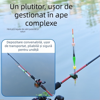 Wickert Plută de Pescuit Verticală cu Funcție Digitală Zi/Noapte, Plută de țărm, Material Compozit