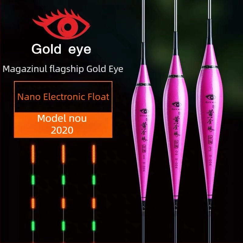 Golden Eye Plută electronică — material nanometric, drift electronic pentru crap și pești amestecați