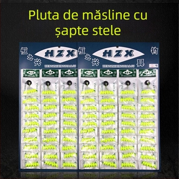 Heng Zhixing Float Seven-Star Bean-Type și Olive-Type Float, Material Bubble, Echipament de pescuit, Origine China