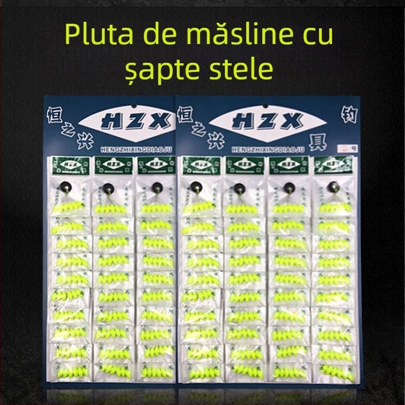 Heng Zhixing Float Seven-Star Bean-Type și Olive-Type Float, Material Bubble, Echipament de pescuit, Origine China