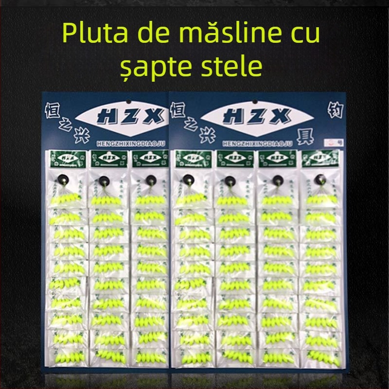 Heng Zhixing Float Seven-Star Bean-Type și Olive-Type Float, Material Bubble, Echipament de pescuit, Origine China