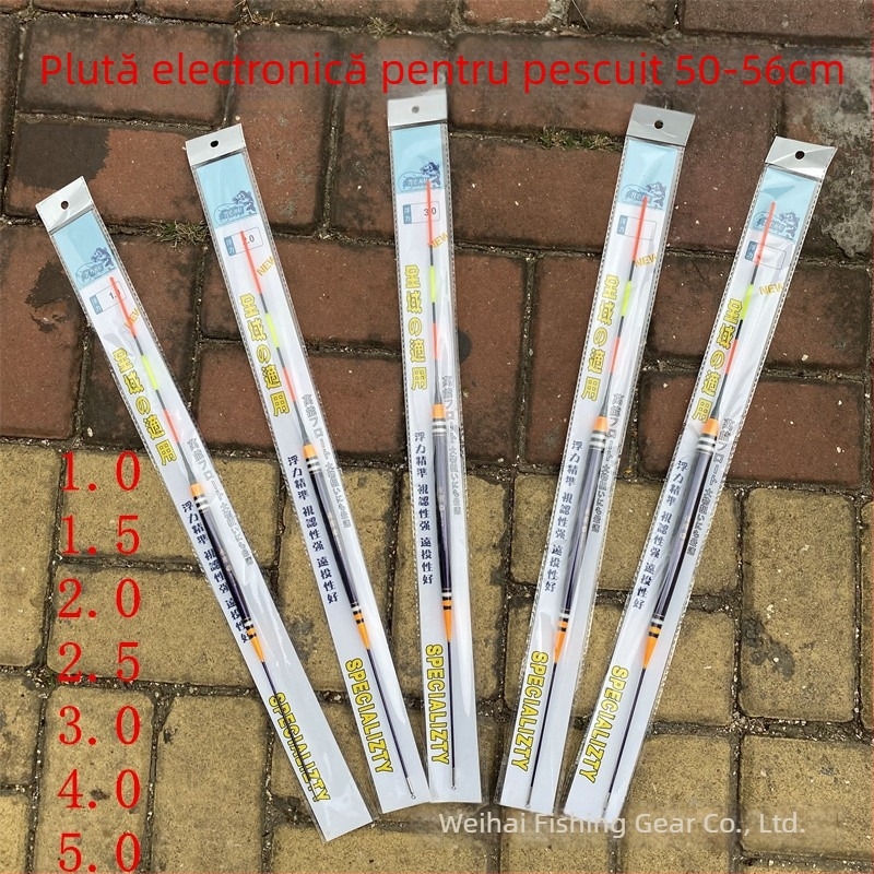 Warm plută pentru pescuit de stâncă – aruncare lungă, material Barberry fir, iluminare nocturnă electronică