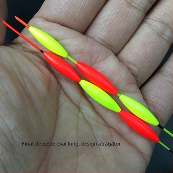 Mărgele plutitoare pentru pescuit cu cap îngroșat, formă aerodinamică și lupă pentru vedere de aproape (Material: Spumă de înaltă densitate; Origine: China)