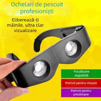 DY model, binoclu pentru cap, 6x mărire, câmp vizual 3°