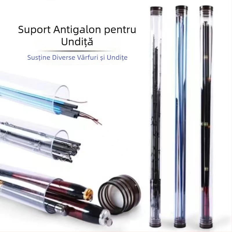 Cutie transparentă cu capacitate mare pentru accesorii de pescuit