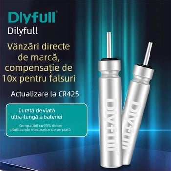 Danny Fu Plută de pescuit luminoasă din grafenă, alimentată cu baterie CR425/322/316/311